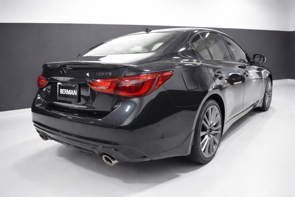 Used 2023 INFINITI Q50 Red Sport 400 w/ Black Opal Edition image 8