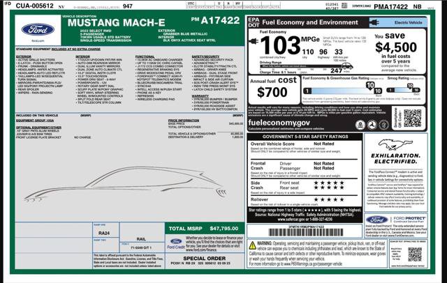 Used 2023 Ford Mustang Mach-E Select RWD image 4