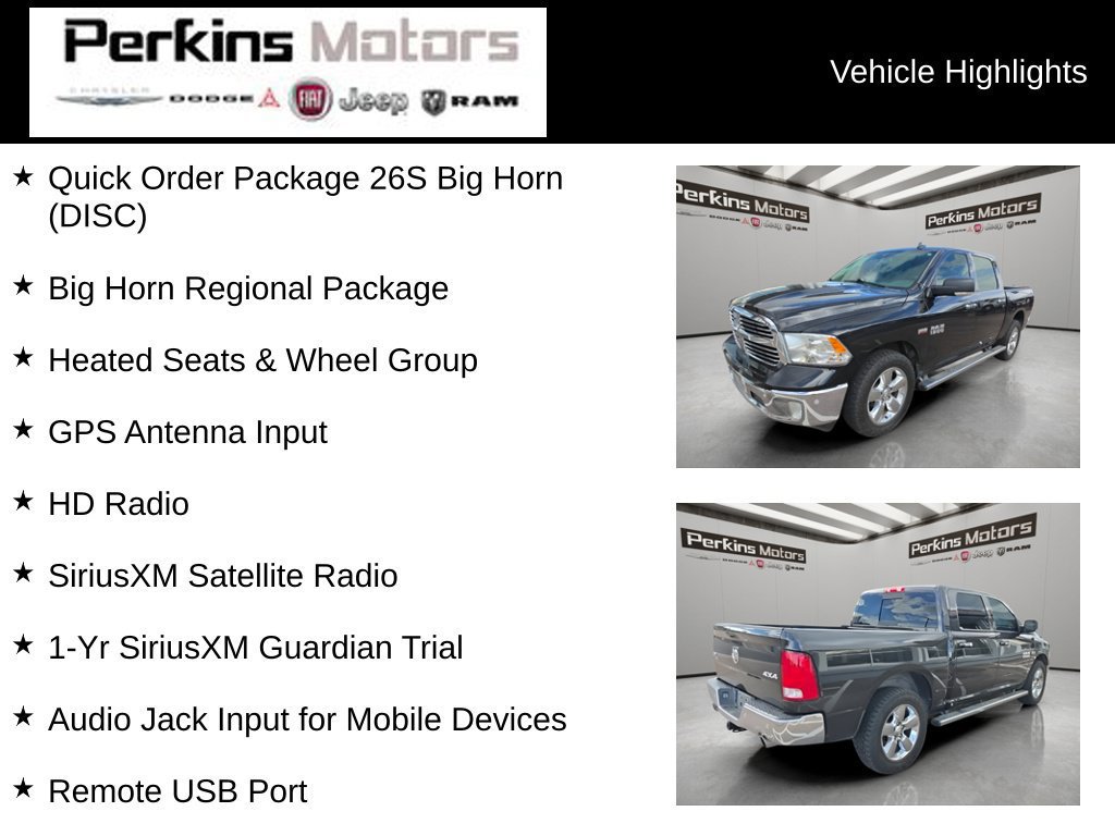 Used 2018 RAM 1500 Big Horn AWD/4WD image 8
