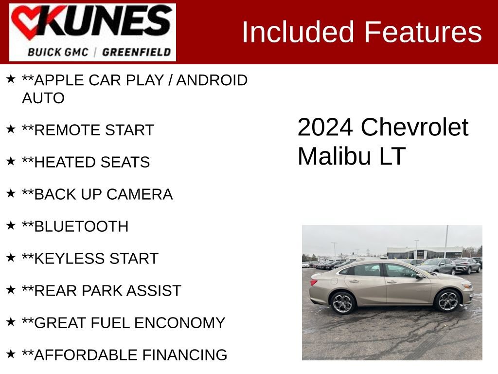 Used 2024 Chevrolet Malibu LT image 2