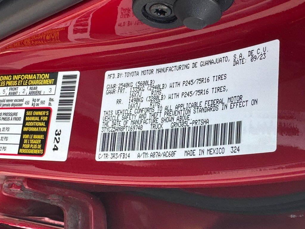Certified 2023 Toyota Tacoma SR AWD/4WD image 23