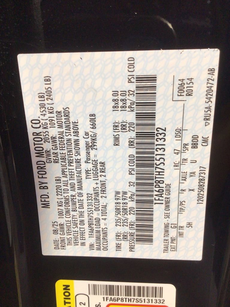 New 2025 Ford Mustang Premium image 35