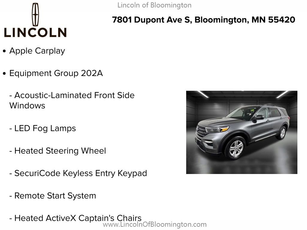 Used 2023 Ford Explorer XLT w/ Equipment Group 202A image 5