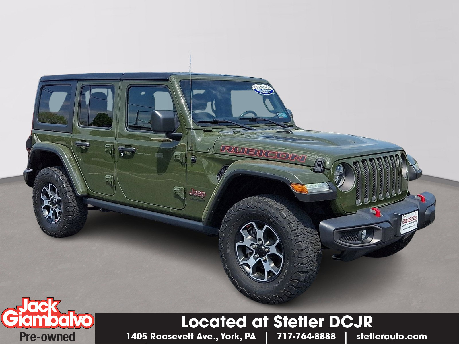 Certified 2021 Jeep Wrangler Unlimited Rubicon w/ LED Lighting Group AWD/4WD image 1