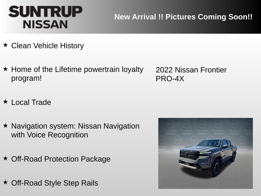 Used 2022 Nissan Frontier PRO-4X w/ Off-Road Protection Package AWD/4WD image 6