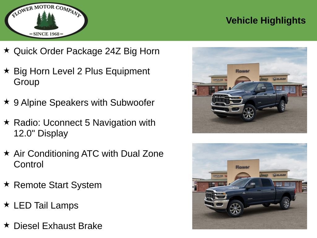 New 2026 RAM 2500 Big Horn image 2