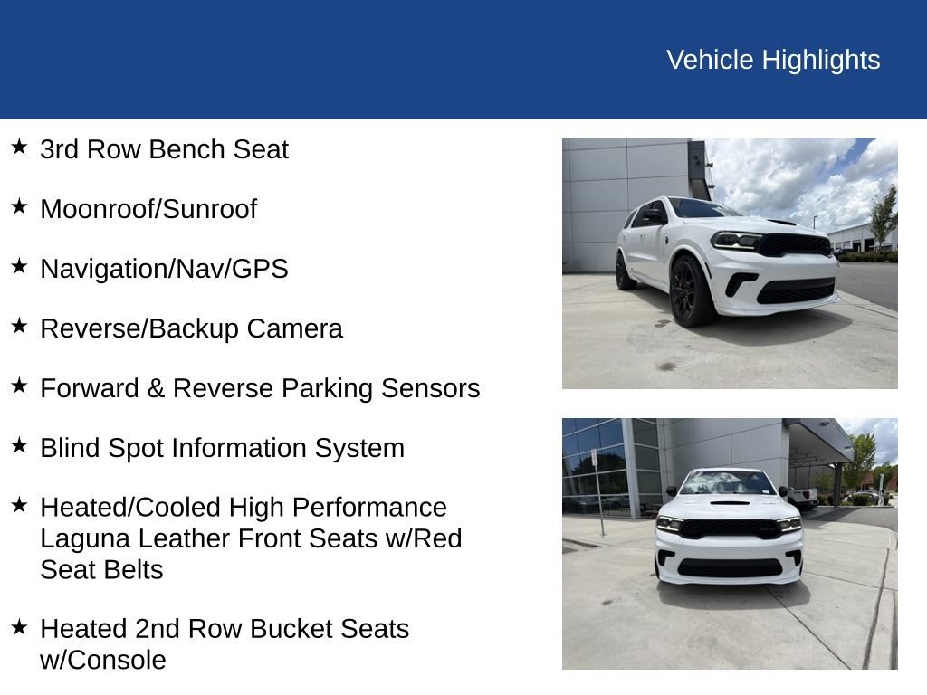 Used 2021 Dodge Durango SRT Hellcat w/ Black Package AWD/4WD image 34