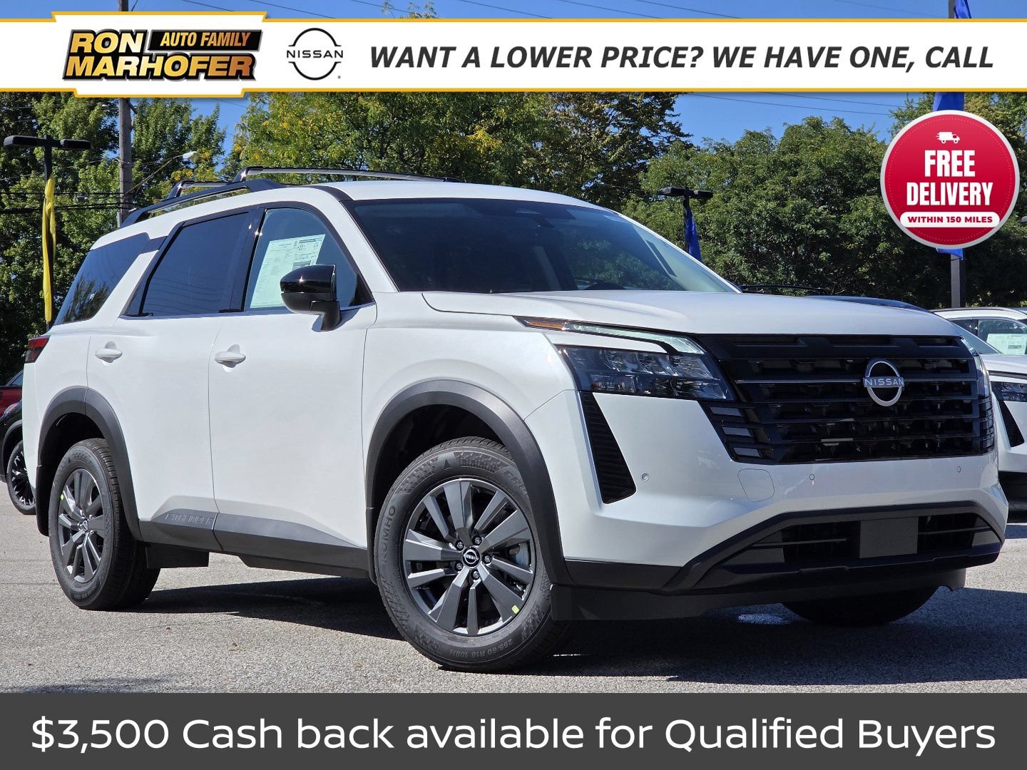 New 2026 Nissan Pathfinder SV AWD/4WD 360° Tour
