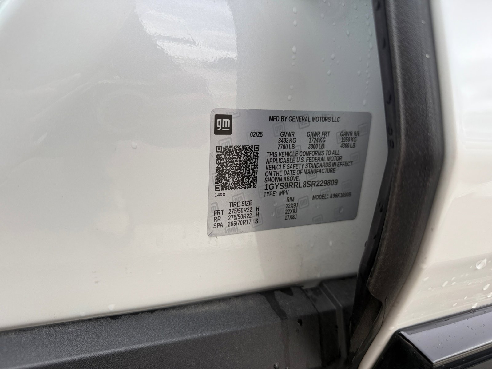 Used 2025 Cadillac Escalade ESV Sport Platinum w/ LPO, Floor Liner Package image 25