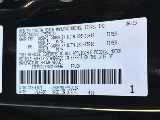 Used 2025 Toyota Tundra TRD Pro AWD/4WD image 18