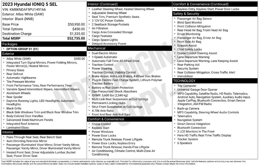 Certified 2023 Hyundai Ioniq 5 SEL AWD/4WD image 5