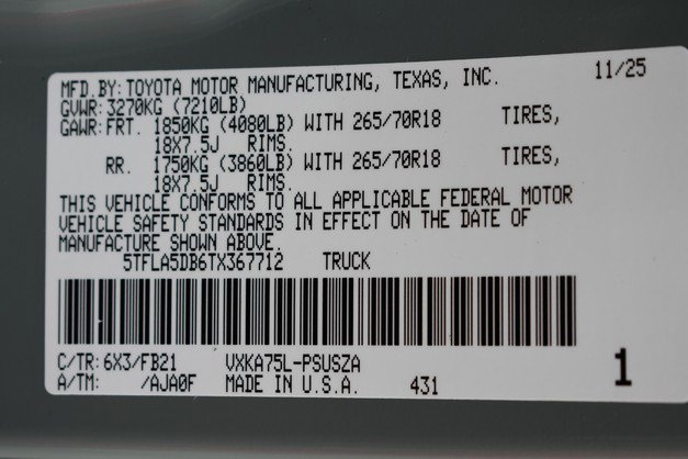 New 2026 Toyota Tundra SR5 image 15