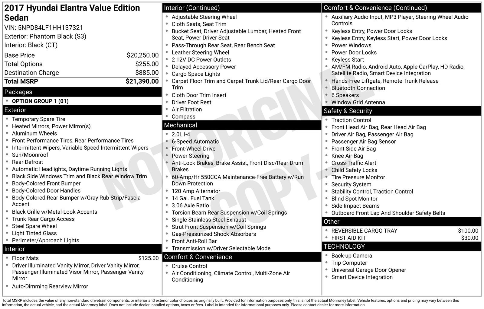 Used 2017 Hyundai Elantra Value Edition image 3