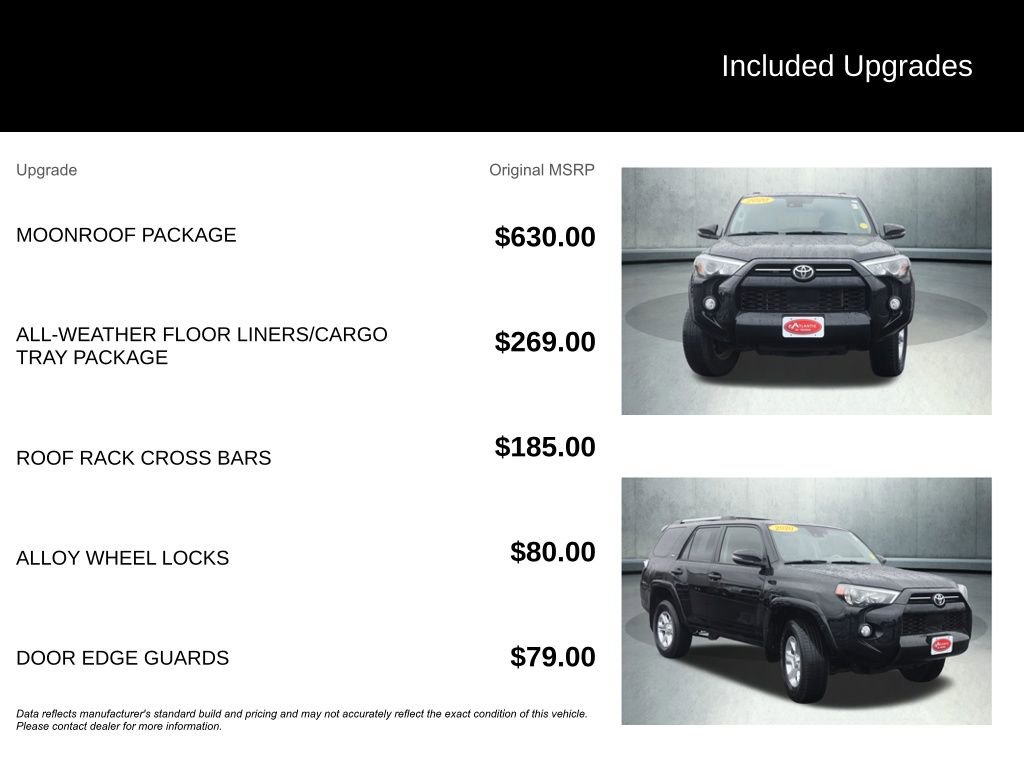 Used 2020 Toyota 4Runner SR5 Premium w/ Moonroof Package image 3