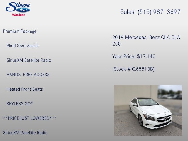 Used 2019 Mercedes-Benz CLA 250 4MATIC image 8