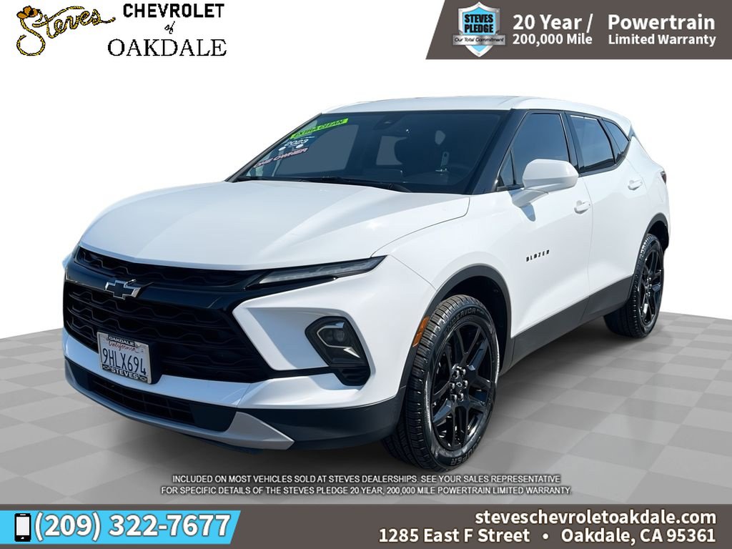 Certified 2023 Chevrolet Blazer LT w/ LPO, Black Grille Bar Package