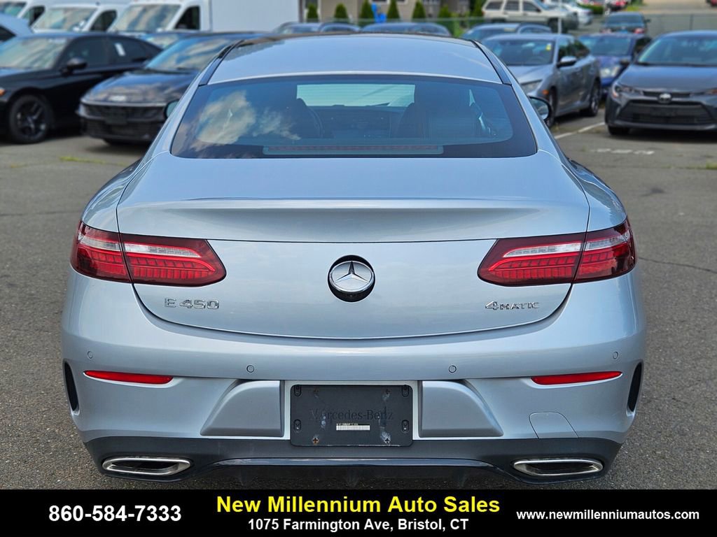 Used 2021 Mercedes-Benz E 450 4MATIC Coupe w/ AMG Line image 4