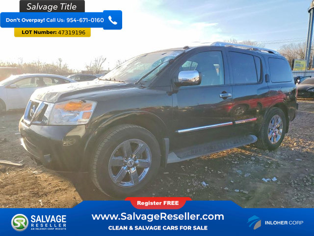 Used 2010 Nissan Armada Platinum w/ Captain Seat Pkg AWD/4WD image 1