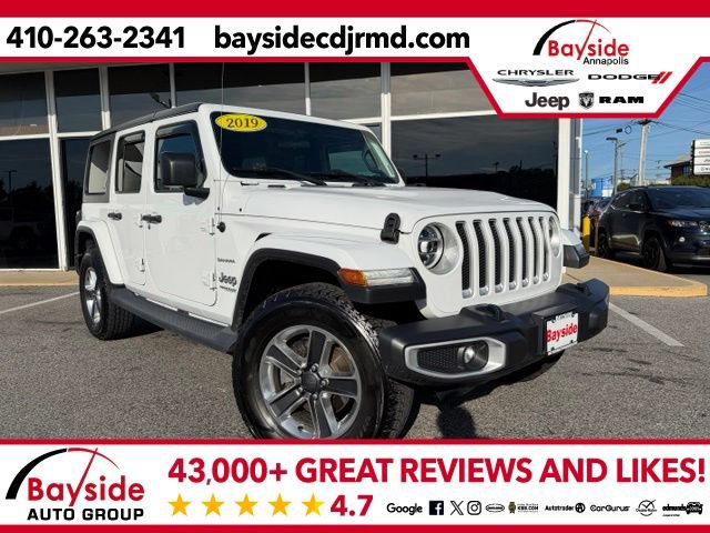 Used 2019 Jeep Wrangler Unlimited Sahara w/ LED Lighting Group