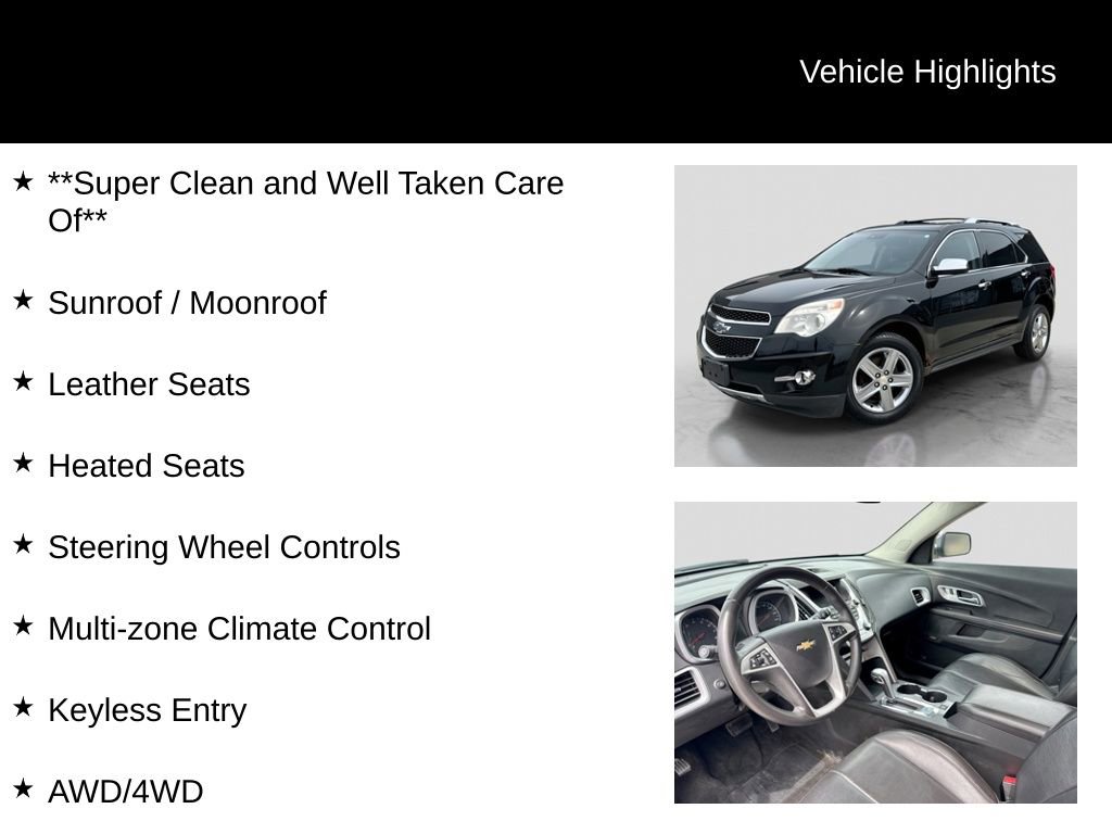 Used 2014 Chevrolet Equinox LTZ AWD/4WD image 5