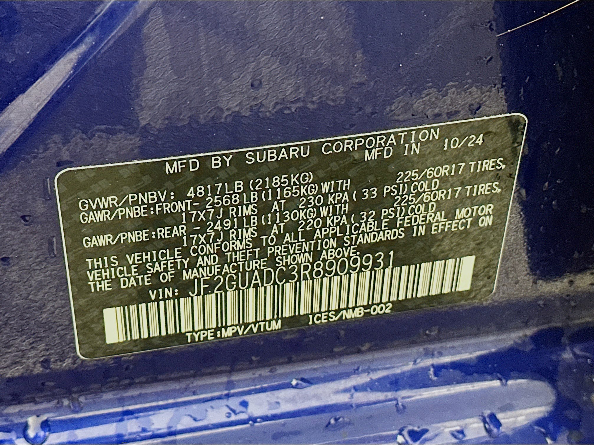 Used 2024 Subaru Crosstrek 2.0i Premium image 12