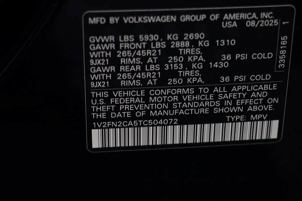 New 2026 Volkswagen Atlas SEL Premium R-Line image 25