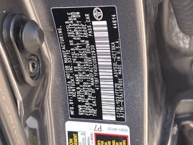 Used 2012 Toyota Camry SE FWD image 22