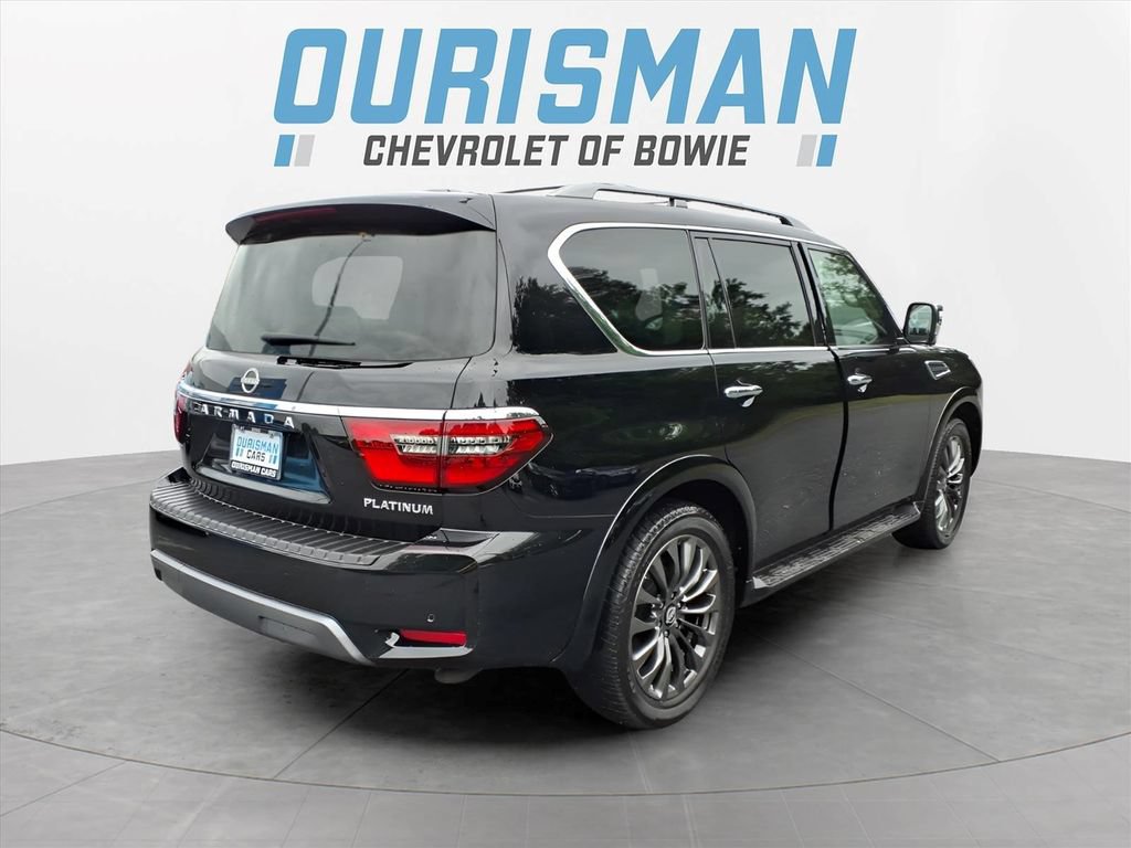Used 2023 Nissan Armada Platinum w/ Captain's Chairs Package AWD/4WD image 3