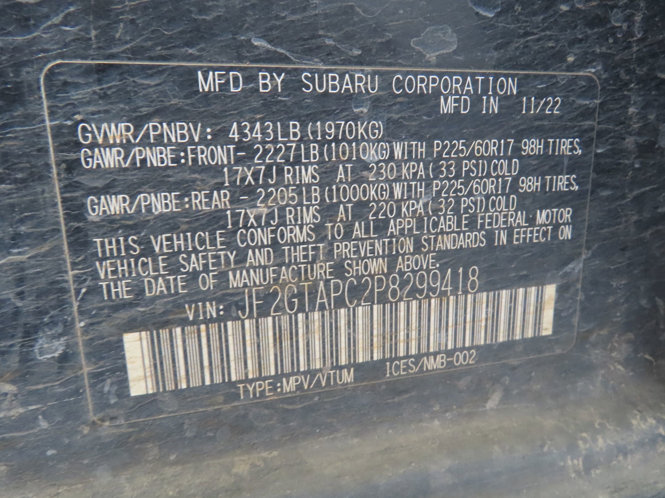 Certified 2023 Subaru Crosstrek 2.0i Premium image 23