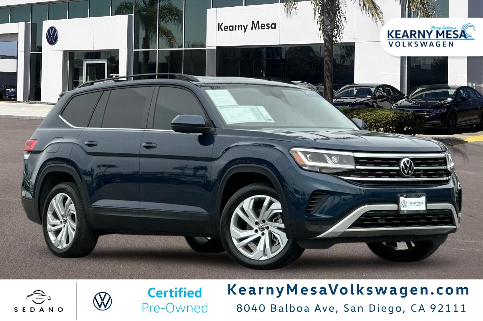 Used 2023 Volkswagen Atlas SE w/ Panoramic Sunroof Package FWD image 1