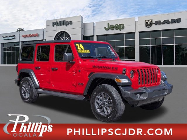 Used 2024 Jeep Wrangler Unlimited Sport AWD/4WD image 1