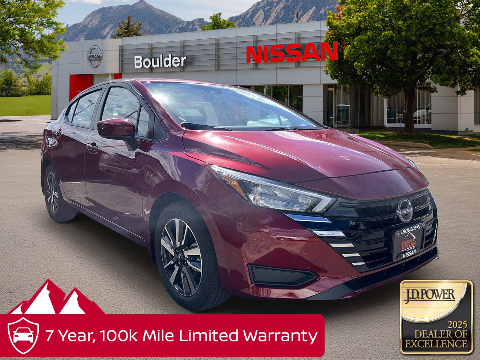 New 2025 Nissan Versa SV w/ Trunk Package FWD image 1