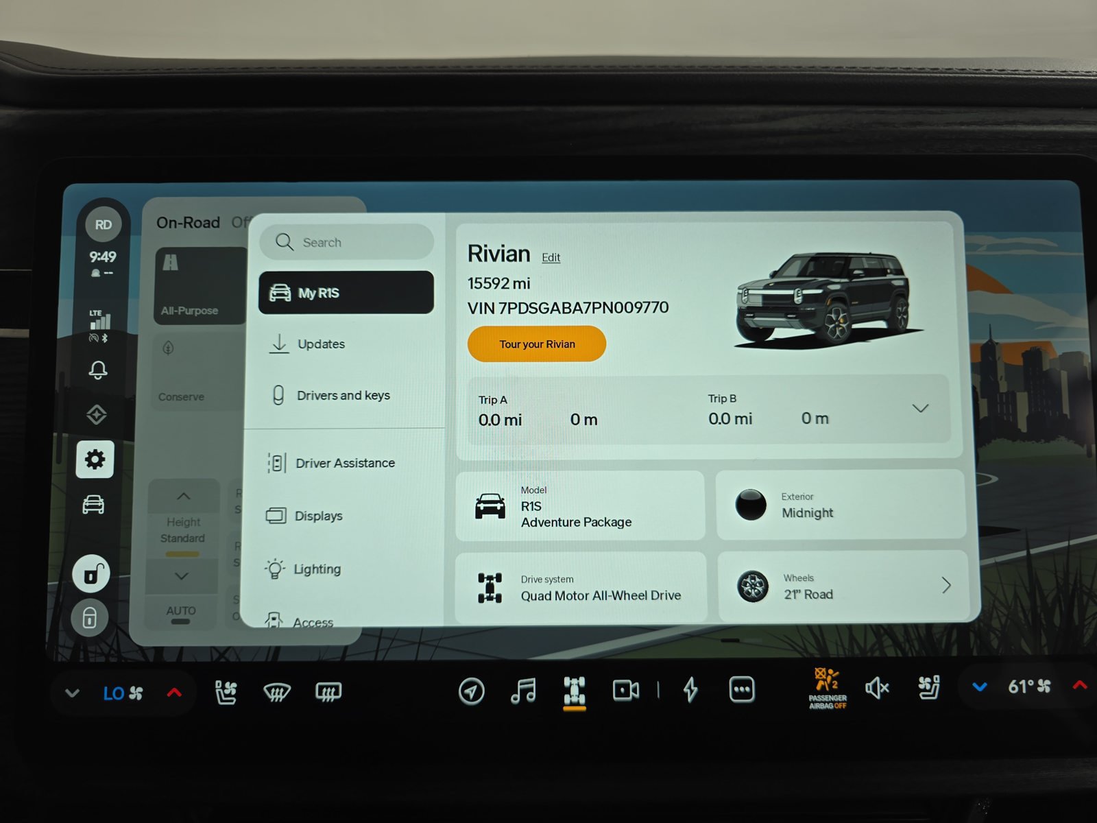 Used 2023 Rivian R1S Adventure Quad AWD/4WD image 29