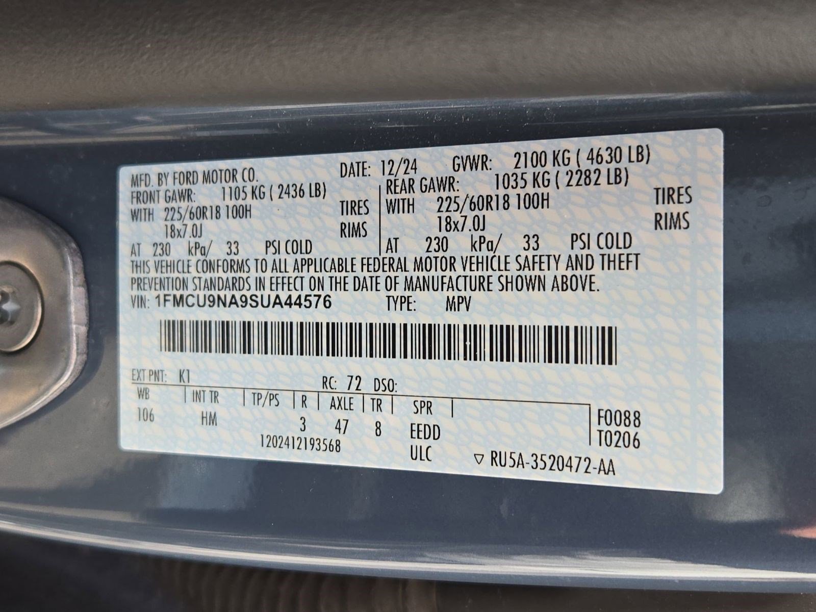 Used 2025 Ford Escape ST-Line Select image 21