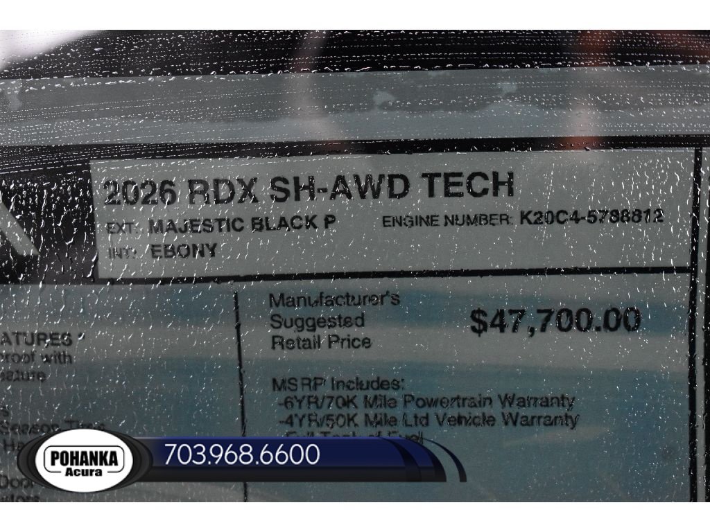New 2026 Acura RDX w/ Technology Package AWD/4WD image 40