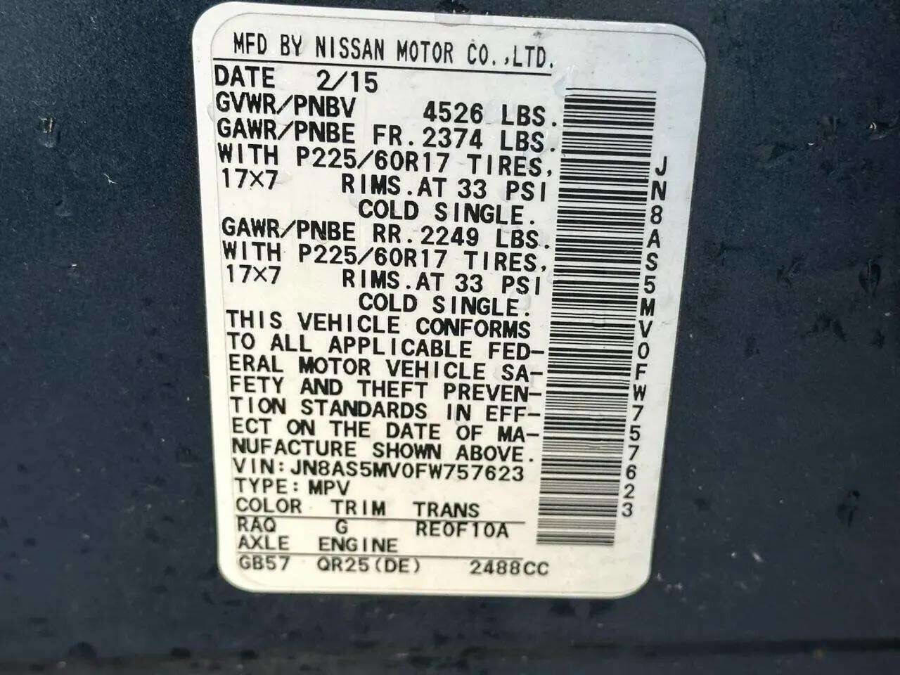 Used 2015 Nissan Rogue S w/ Convenience Package image 38