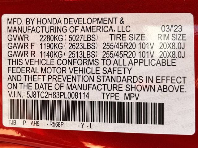 Certified 2023 Acura RDX AWD w/ A-Spec & Advance Pkg image 37