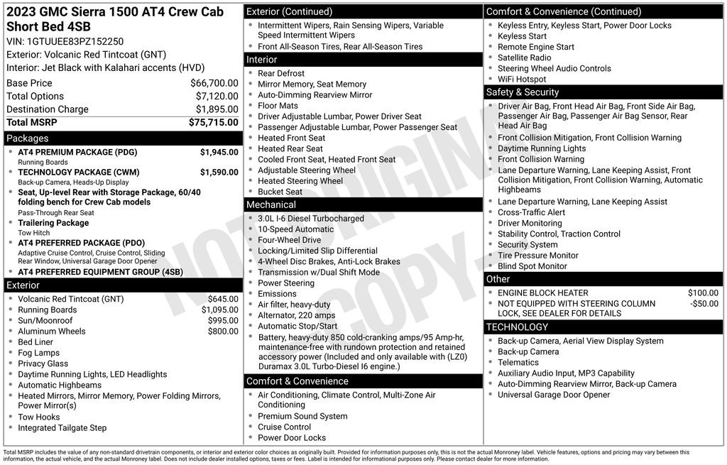 Used 2023 GMC Sierra 1500 AT4 w/ AT4 Premium Package image 6