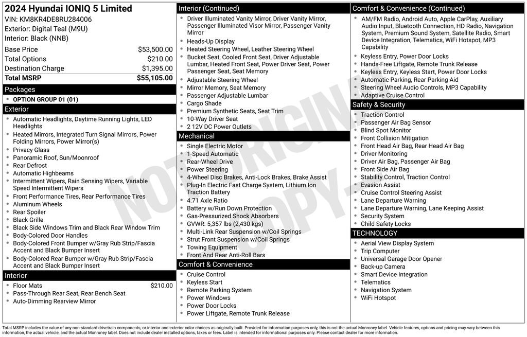 Used 2024 Hyundai Ioniq 5 Limited image 55