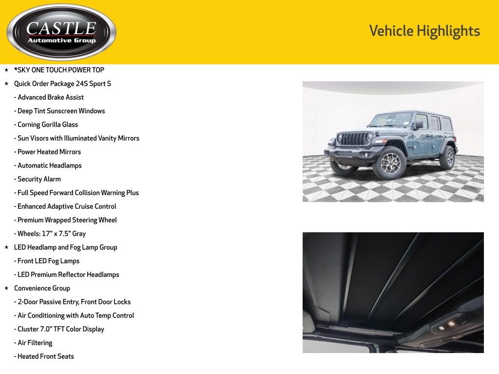 New 2026 Jeep Wrangler Sport S image 3