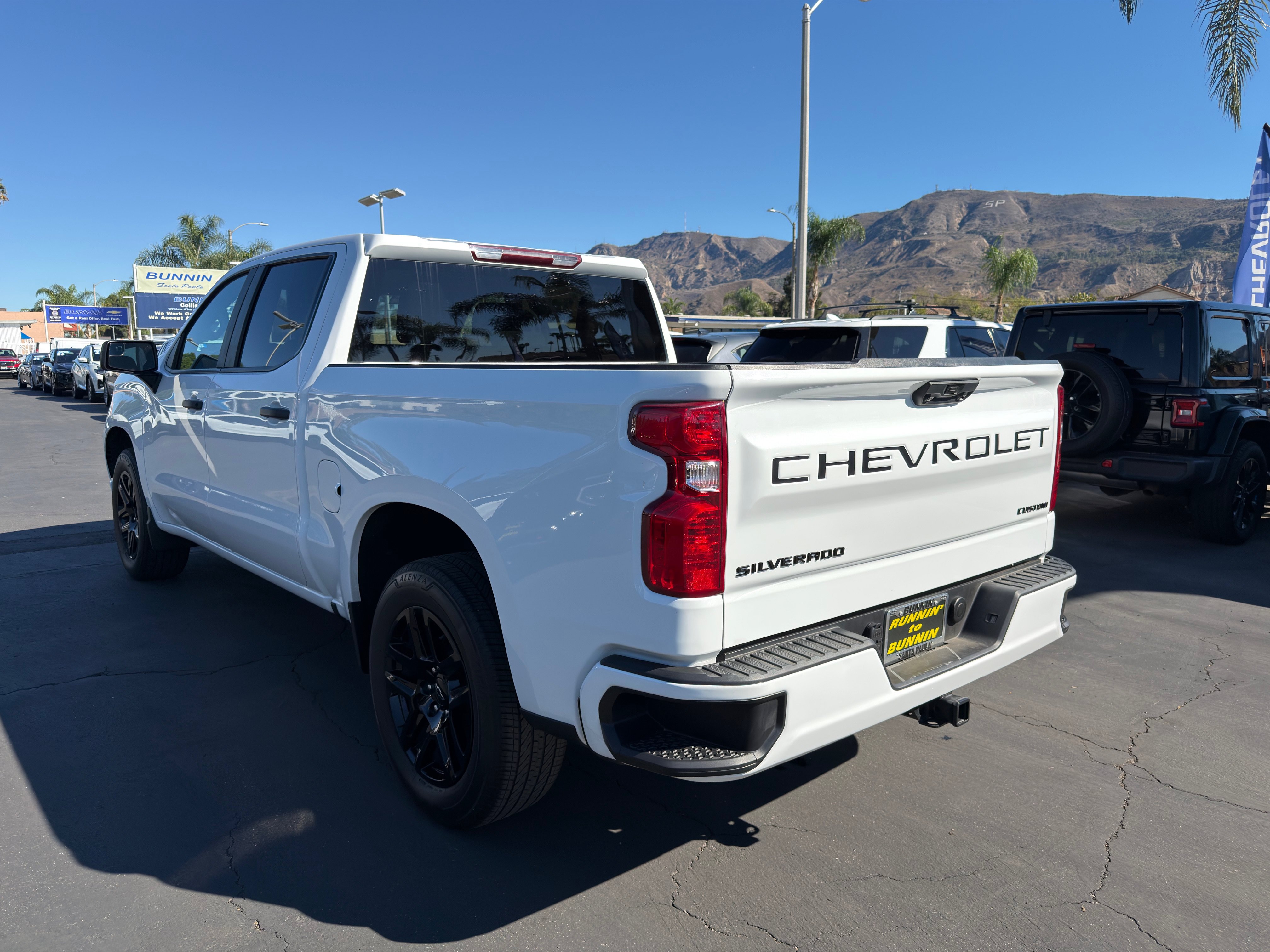Used 2024 Chevrolet Silverado 1500 Custom w/ LPO, Dark Essentials Package RWD image 6