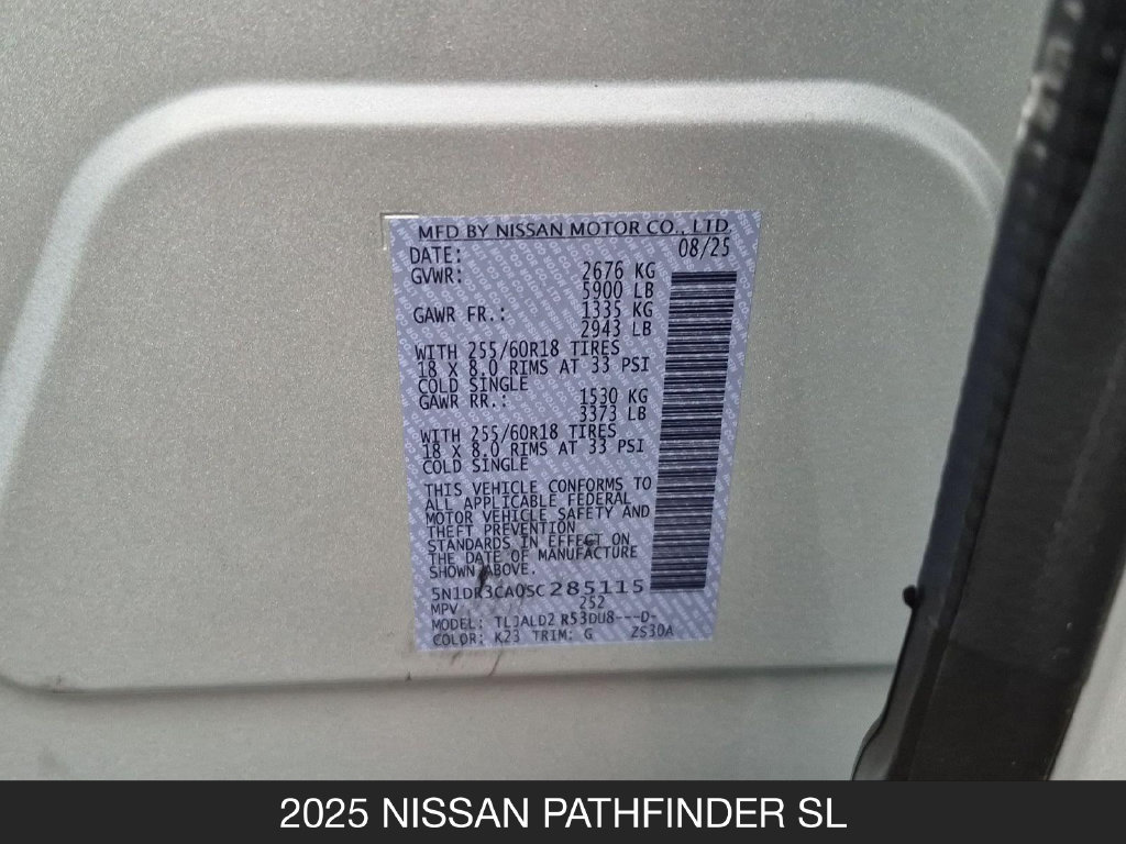 Certified 2025 Nissan Pathfinder SL FWD image 26