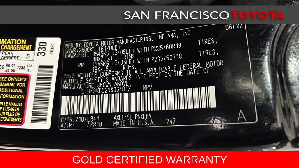 Certified 2022 Toyota Sienna Platinum image 46