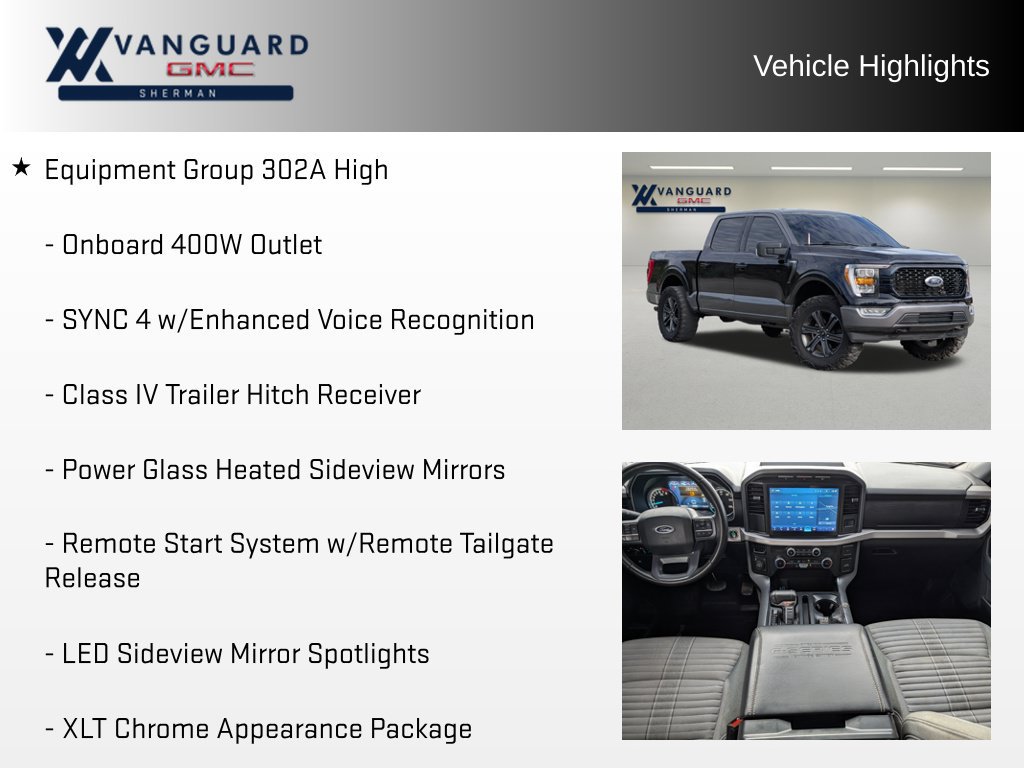 Used 2023 Ford F150 XLT w/ Equipment Group 302A High AWD/4WD image 5