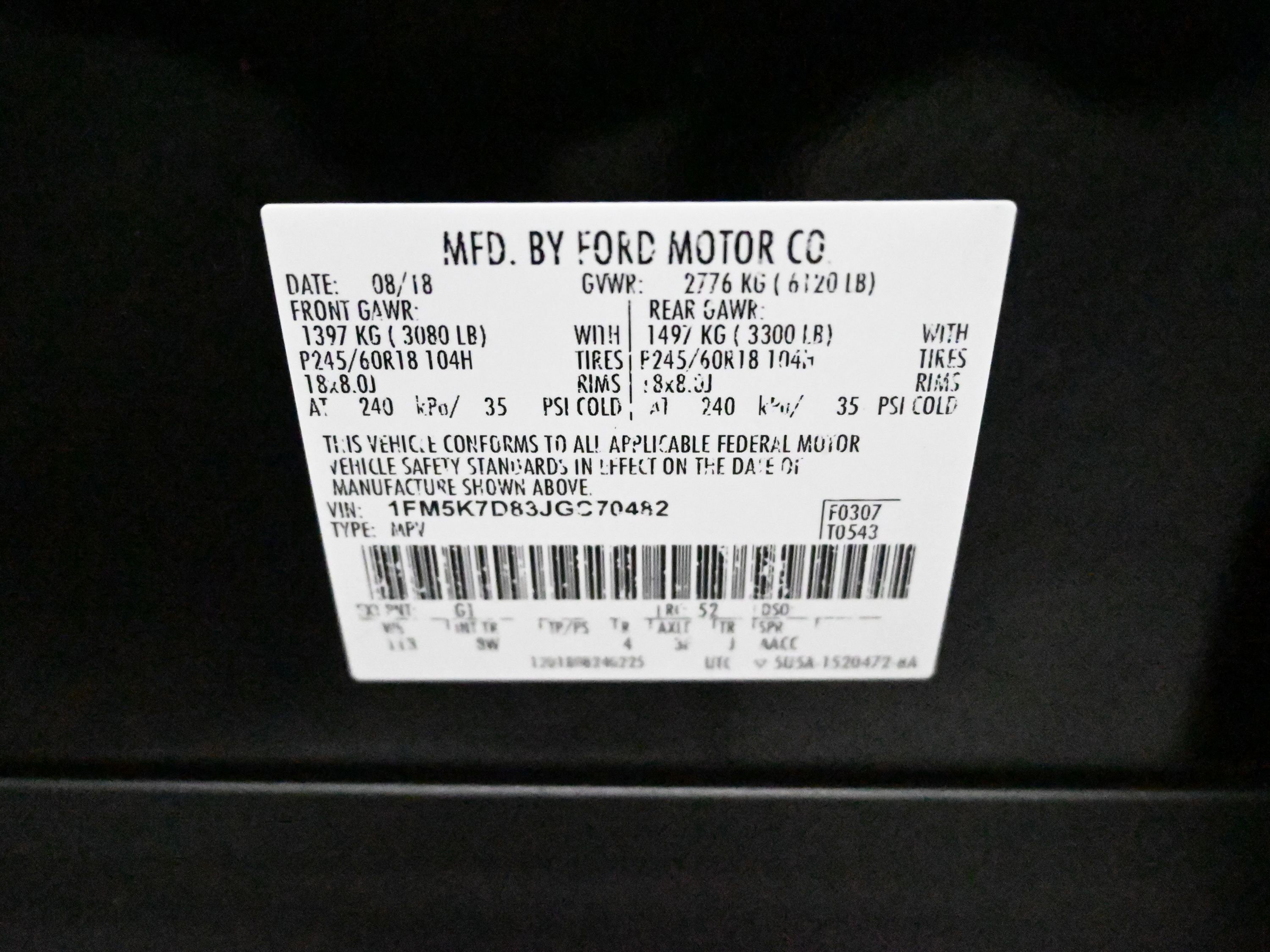 Used 2018 Ford Explorer XLT w/ Equipment Group 201A image 10