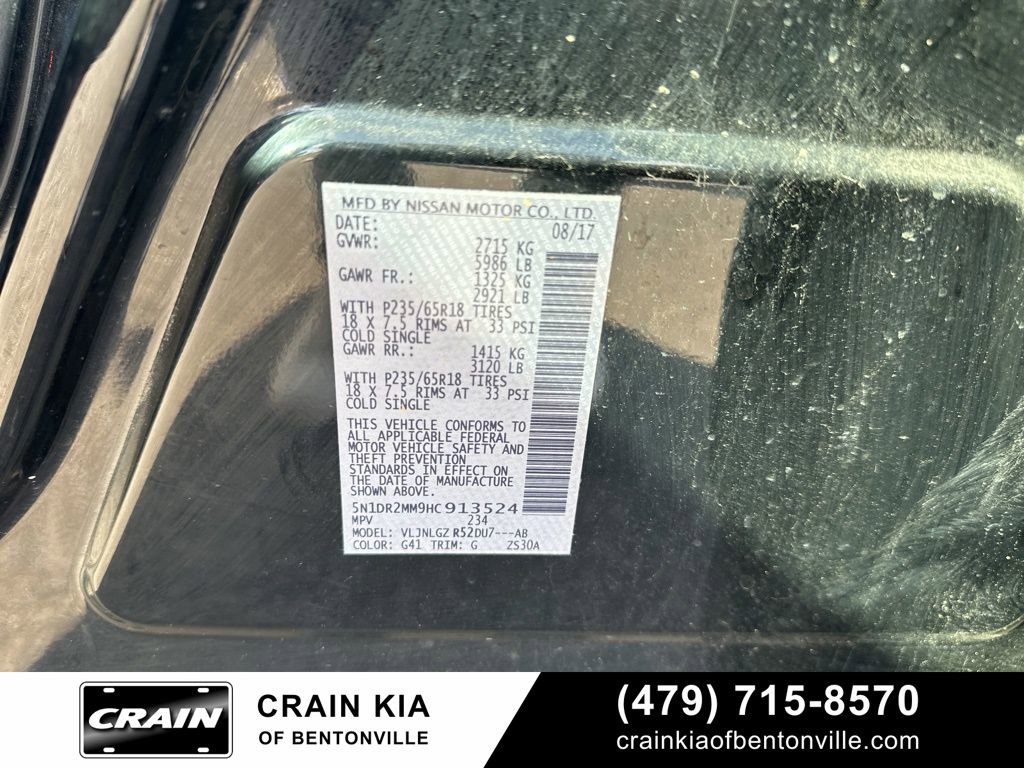Used 2017 Nissan Pathfinder SL AWD/4WD image 16