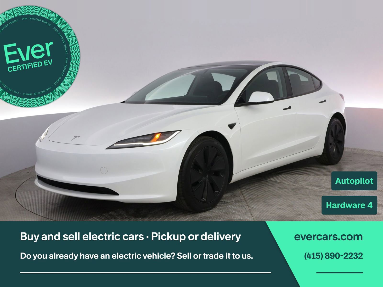 Used 2025 Tesla Model 3 Long Range AWD/4WD image 1