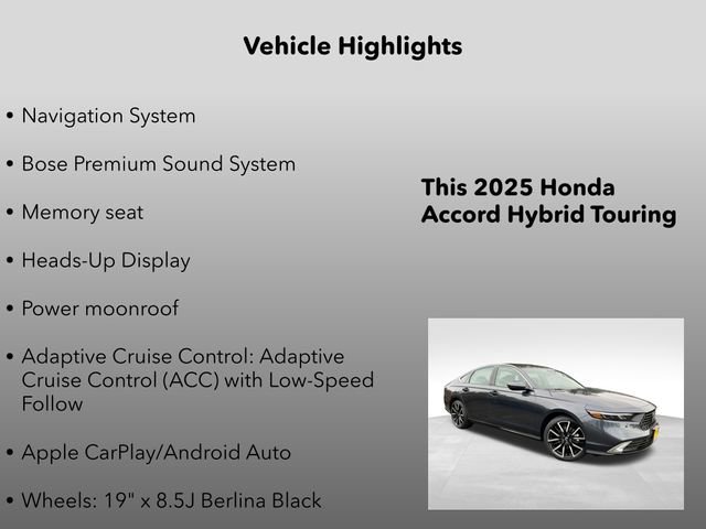 New 2025 Honda Accord Touring image 5
