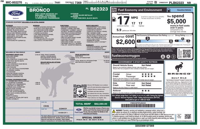 Used 2023 Ford Bronco Badlands image 5