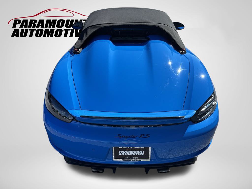 Used 2025 Porsche 718 Boxster Spyder RS w/ Weissach Package RWD image 10